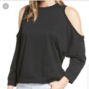 Caslon Cold shoulder sweatshirt NWT